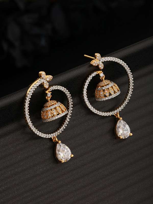 Buy Gold Jhumka Online Latest Jhumka Designs Myntra