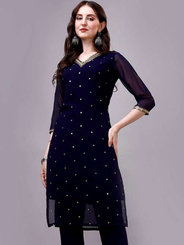 Party wear shop kurtis myntra