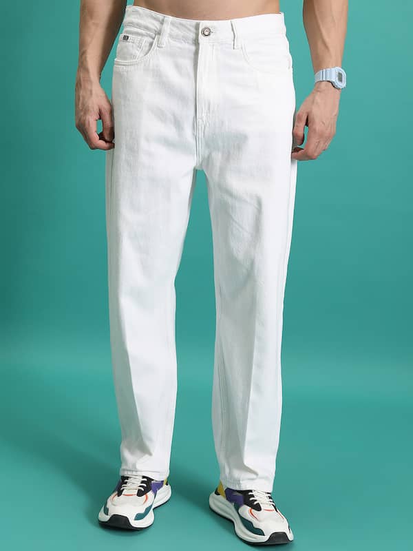 Shop Stylish White Jeans for Holi Celebrations