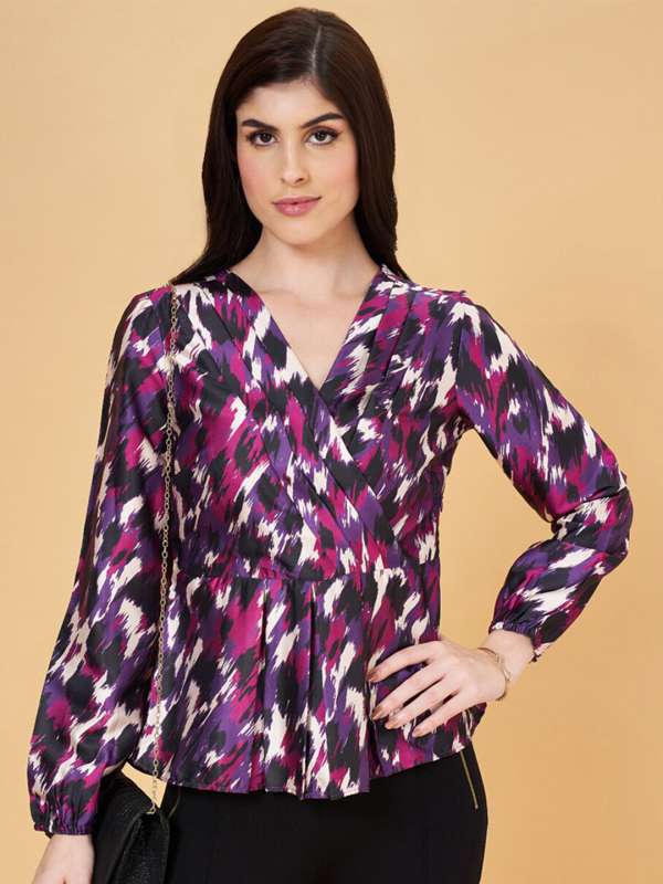 Annabelle By Pantaloons Pink Tops - Buy Annabelle By Pantaloons Pink Tops  online in India