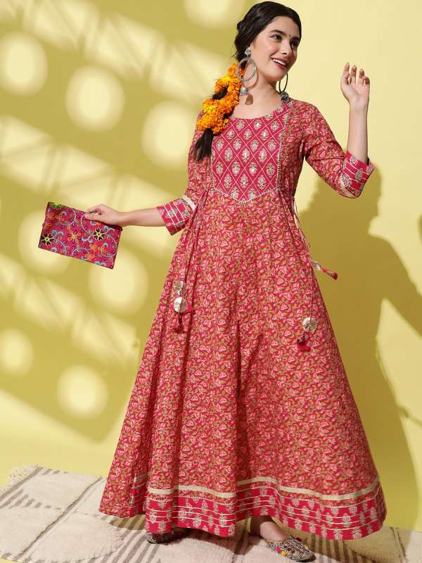 Cotton Anarkali Buy Cotton Anarkali online in India