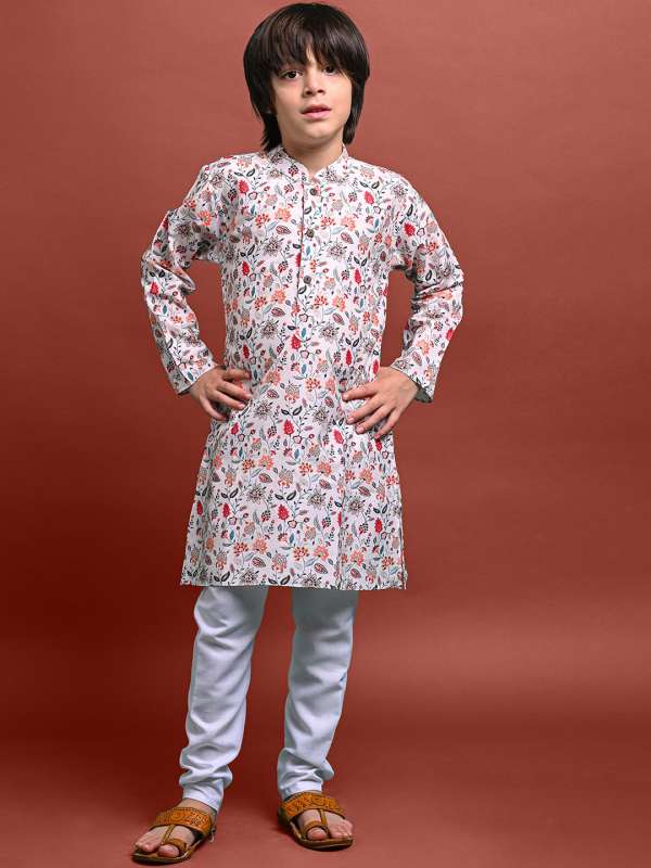 Shatranj 20by 20fbb 20mandarin 20collar 20printed 20kurta