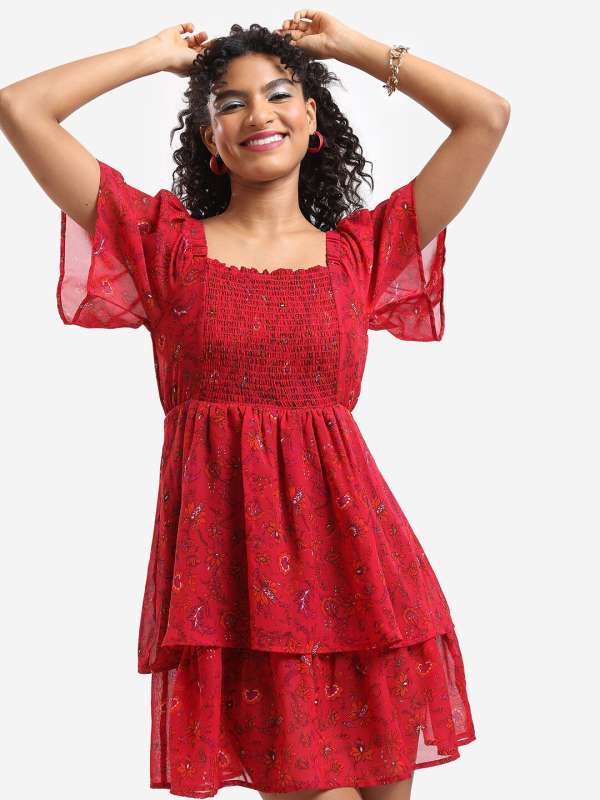 Floral Dresses Buy Floral Print Dress Online in India Myntra