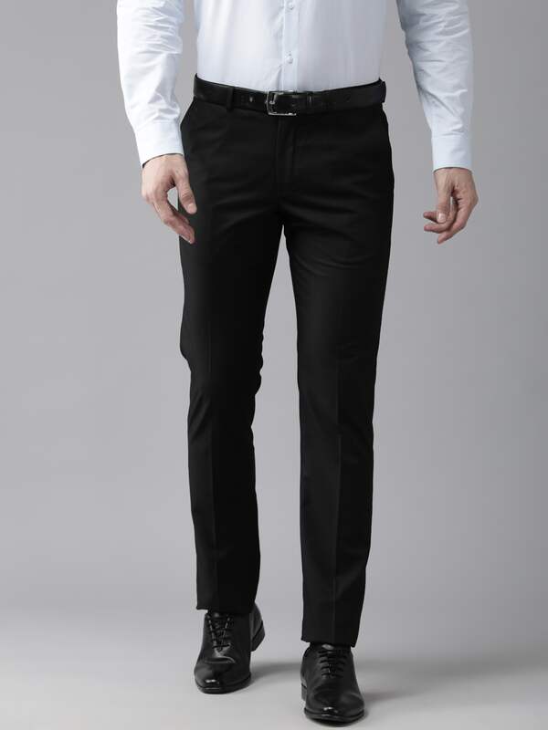 Black Slim Fit Formal Trousers | Men | George at ASDA-hkpdtq2012.edu.vn