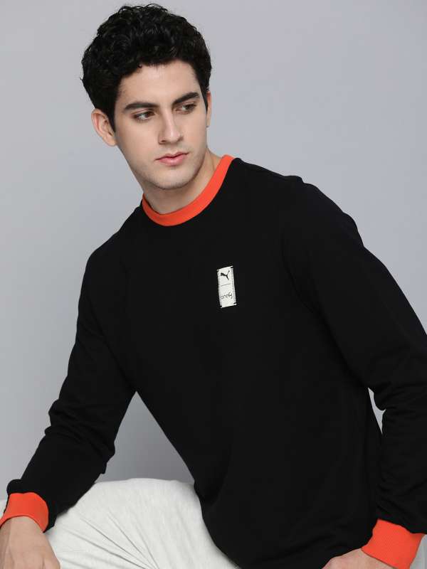 Puma full sleeve 2025 solid men's sweatshirt