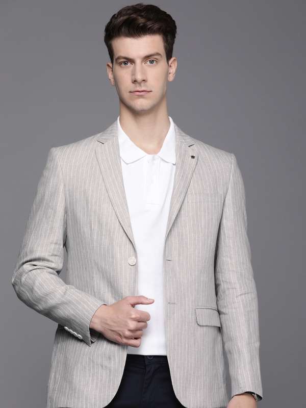 Louis Philippe Linen Blazers Buy Louis Philippe Linen Blazers online in India