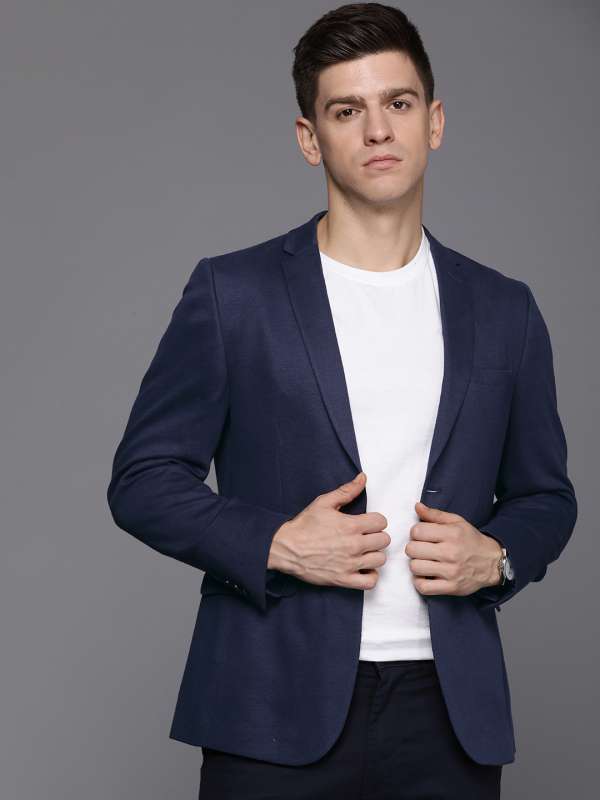 Navy blue outlet casual blazer