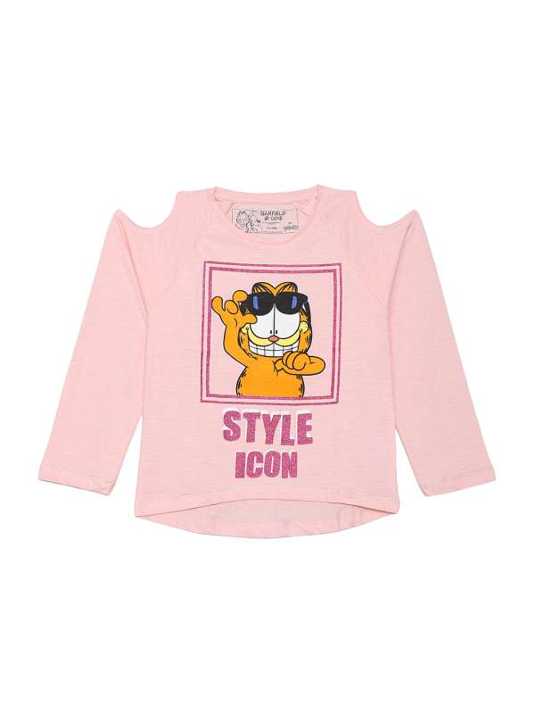 Boys Garfield Kids Long Sleeves Outfits Clothing 3-14 Years