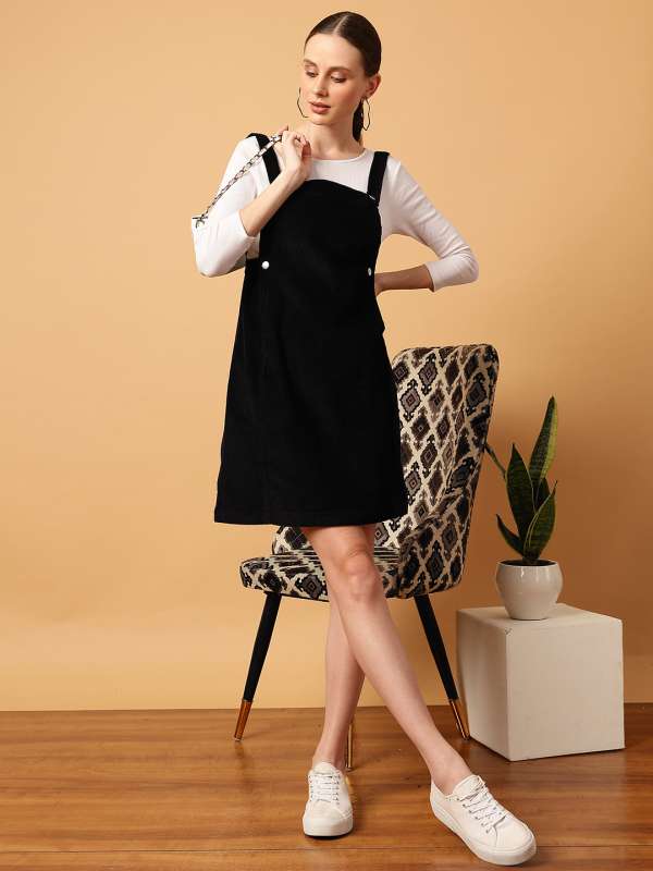 Pinafore Dress Buy Pinafore Dresses Online in India Myntra