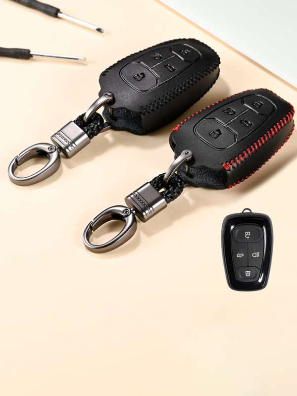 Car Key case for Hyundai ,Genuine Leather Car Smart India