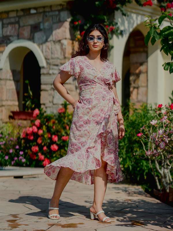 Wrap dress shop jabong