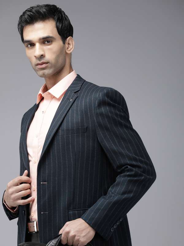 Mens Stripes Blazers Buy Mens Stripes Blazers online in India