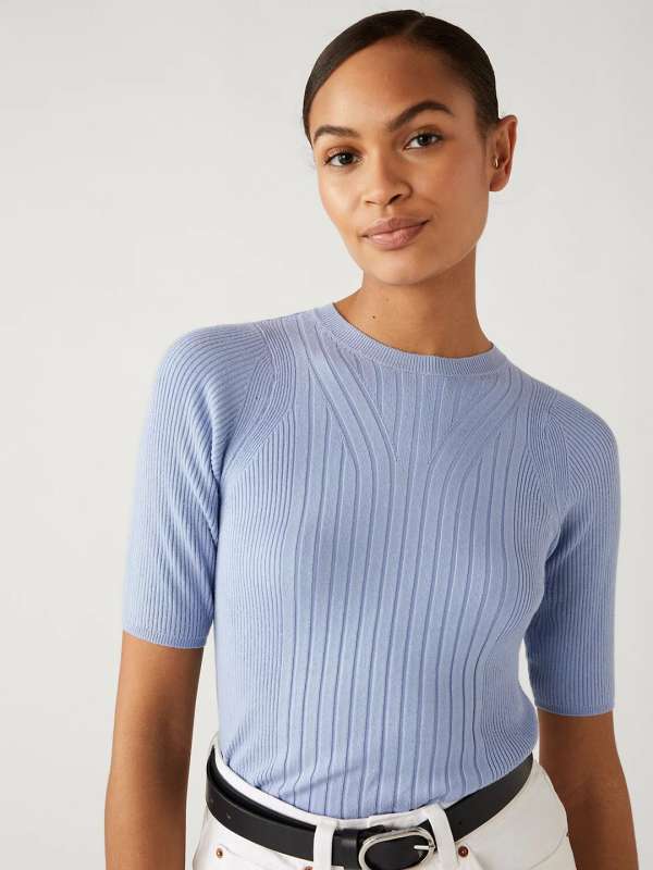 Women Short Sleeve Sweaters Buy Women Short Sleeve Sweaters online in India