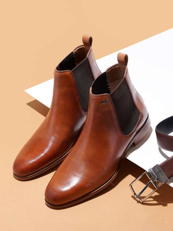 Leather chelsea boots mens india clearance