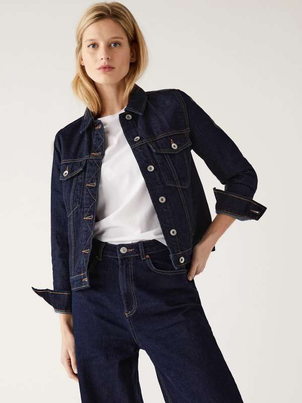 Marks Spencer Navy Blue Jackets Buy Marks Spencer Navy Blue