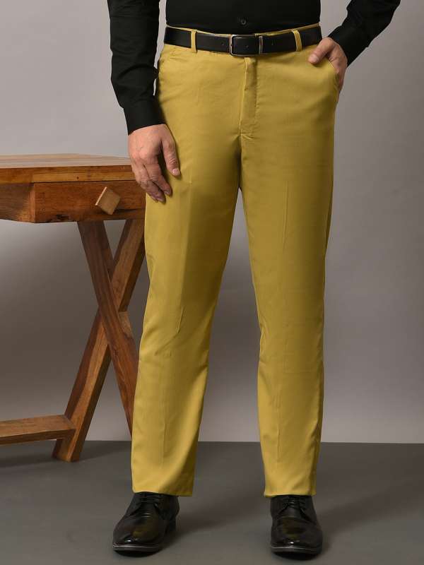 Yellow pants top for men