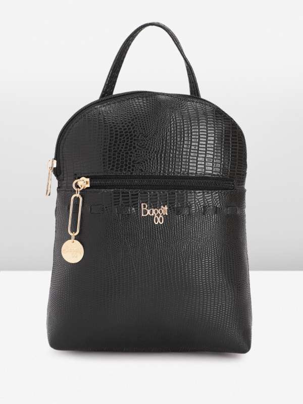 Baggit Black Backpack Buy Baggit Black Backpack online in India