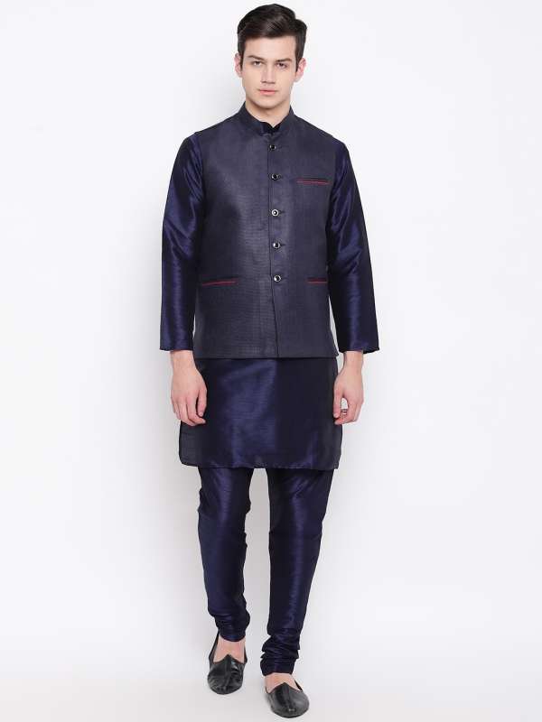 Kurta pajama waistcoat design cheap
