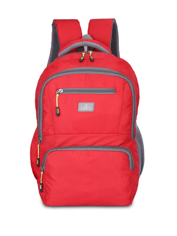 Mens red backpack sale