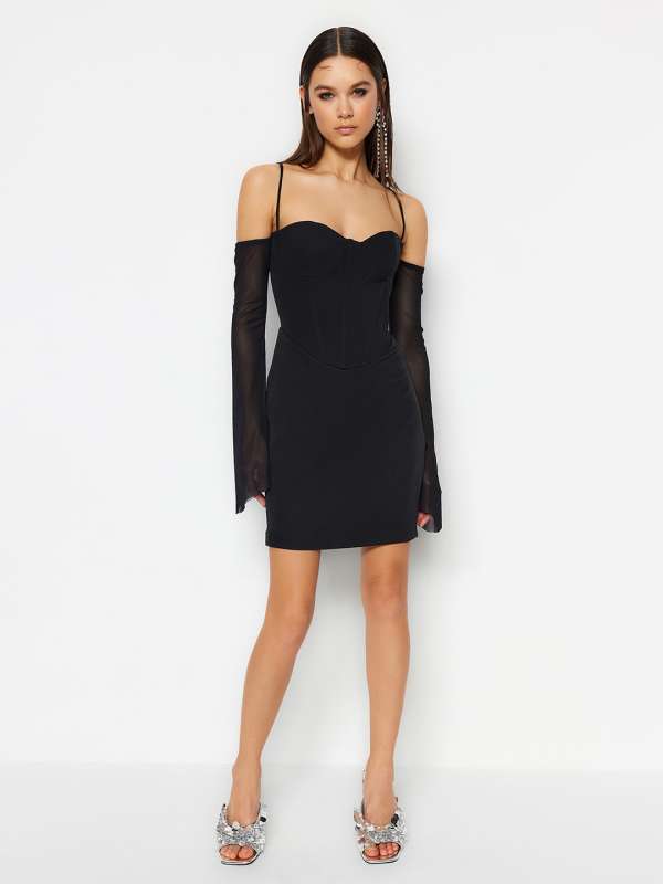 Cold shoulder short 2025 dress