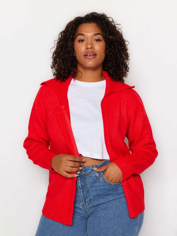 Ladies front cheap open sweaters