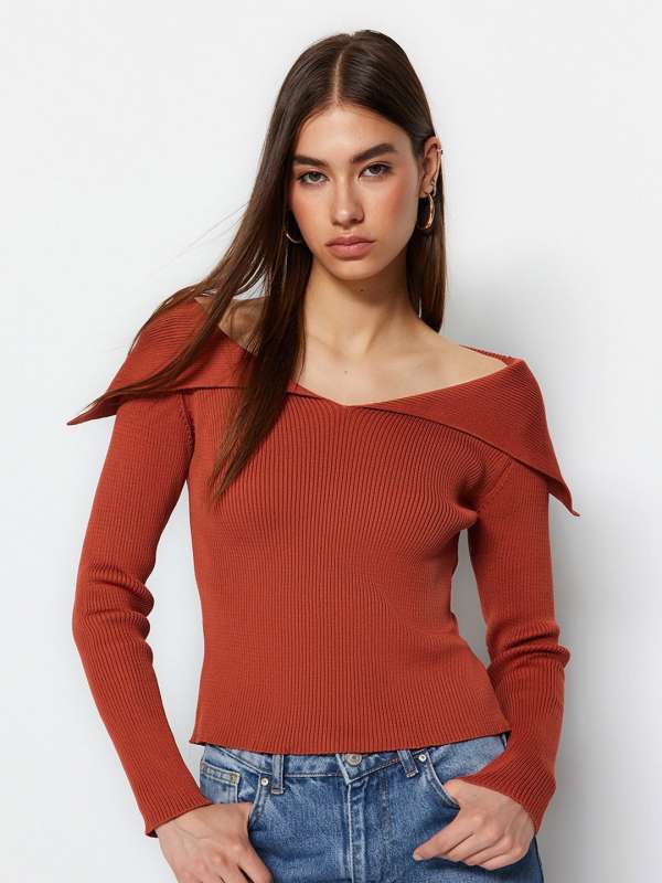 Trendyol Red Sweater 2024, Buy Trendyol Online