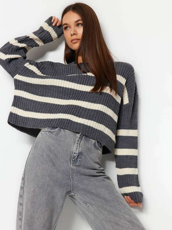 Myntra sweaters for ladies sales