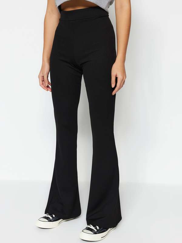 Buy Black Trousers & Pants for Women by TRENDYOL Online