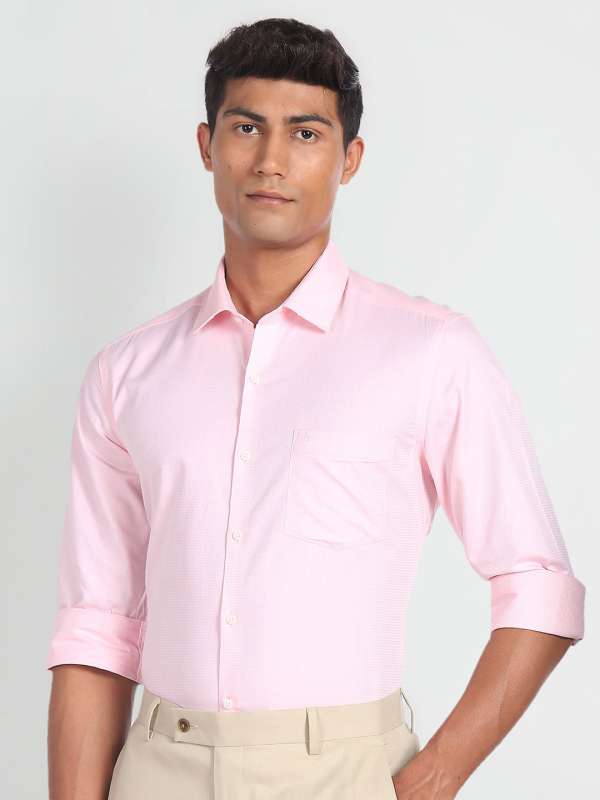 Thomas Pink London Shirt Mens 2XL Pink Casual Button Up Long Sleeve