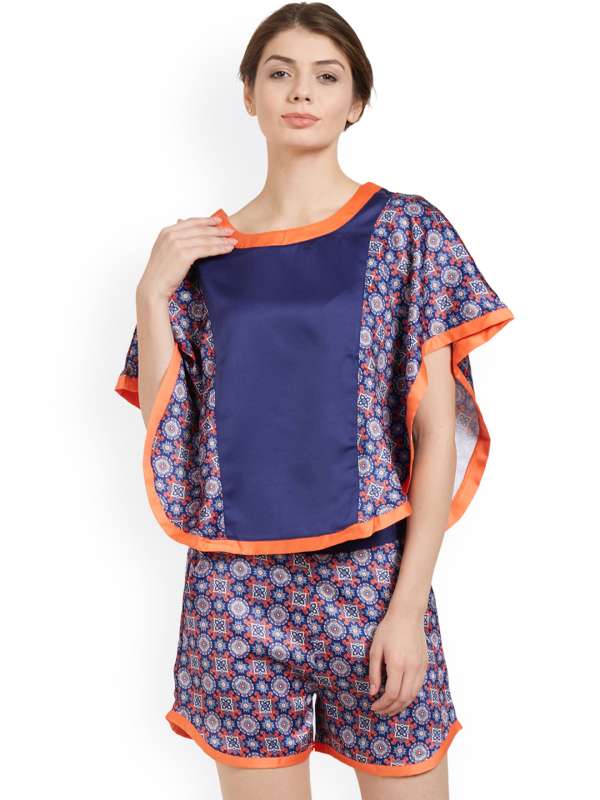 Navy Blue Women Lingerie Nightwear Soie Soul Space Buy Navy Blue