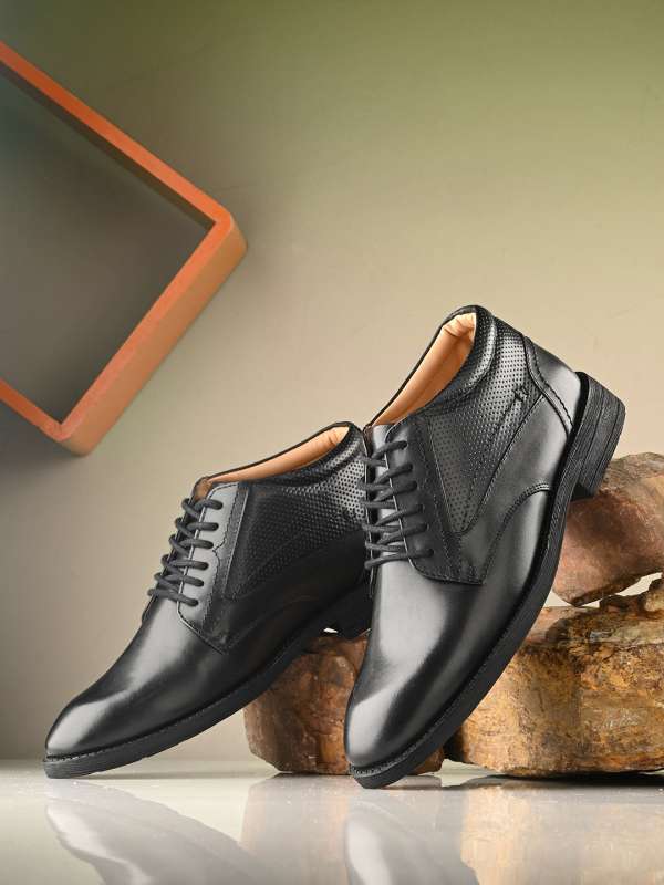 Lee cooper black derby formal cheap shoes