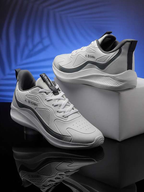 Action white canvas shoes hot sale