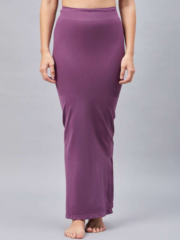 Purple Lycra Cotton Saree Shapewear at Rs 150/piece