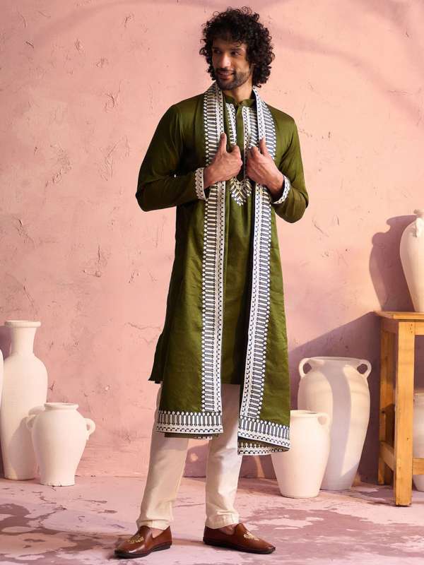 Olive Men Ethnic Wear Yepme Buy Olive Men Ethnic Wear Yepme