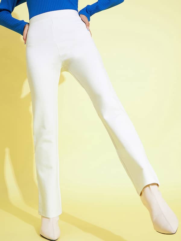 Dylan High Waisted Wide Leg Pant In White | Alice And Olivia-chantamquoc.vn
