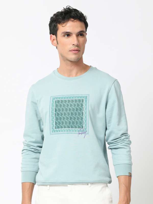 Turquoise sweatshirt sale