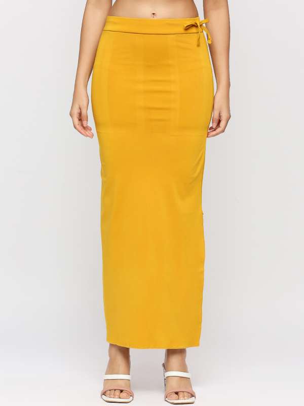 Buy Zivame Yellow Regular Fit Saree Shapewear for Women Online