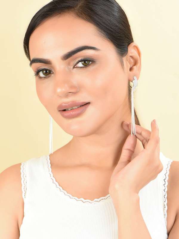 Jhumka with shop jeans