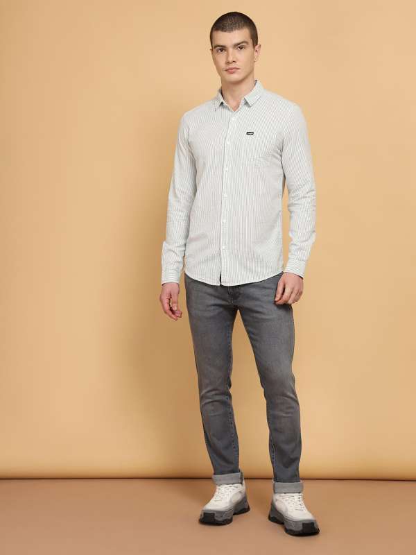 Wrangler white shirt discount