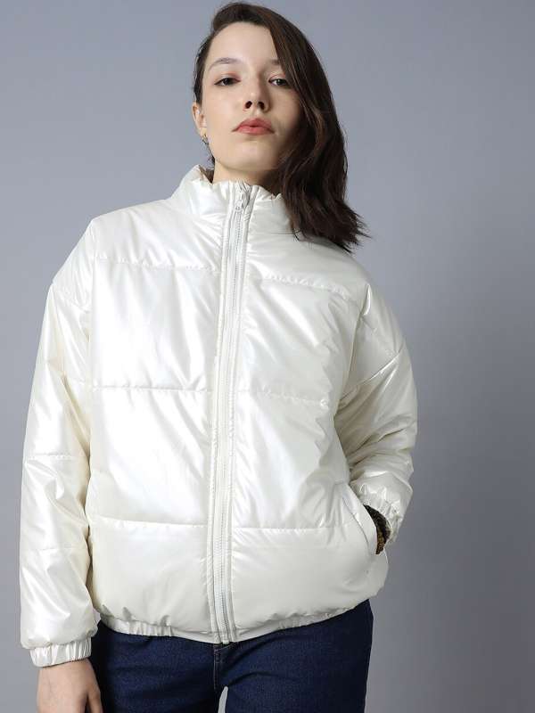 Oversized white puffer jacket shop