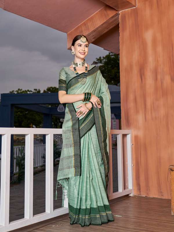Buy linen saree deals online