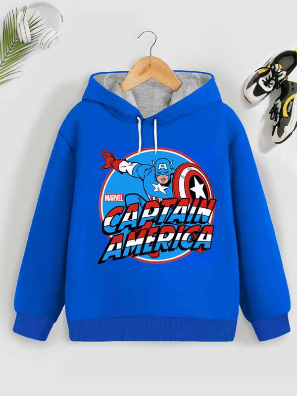 Captain marvel 2025 kids hoodie