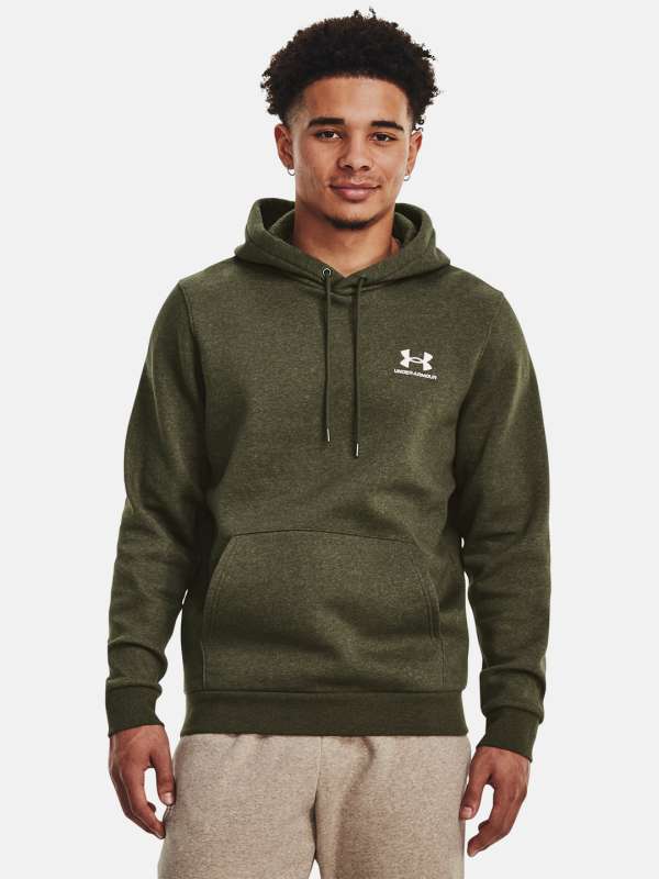 Under Armour tracksuit hooded black 1/4 zip top and bottoms reg