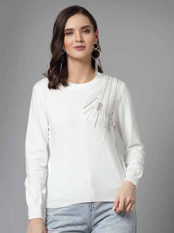 White Women Winter Wear Buy White Women Winter Wear online in India