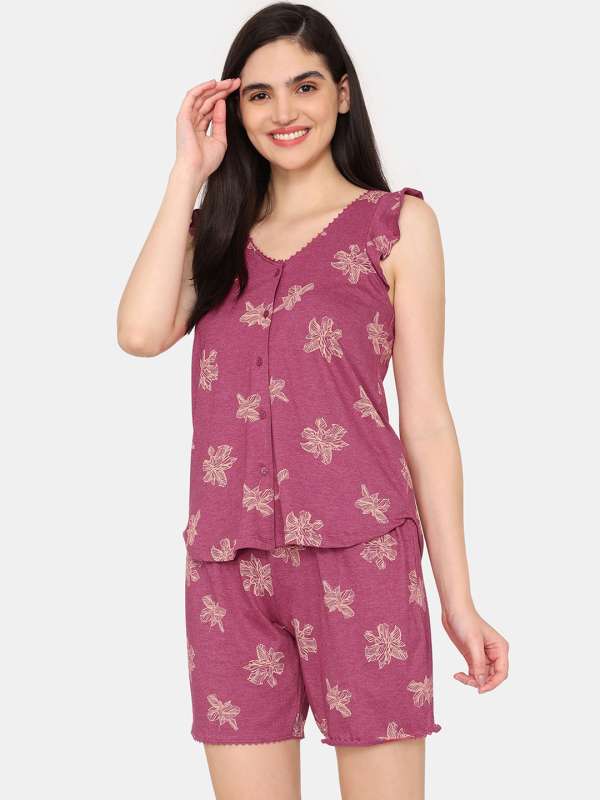 Magenta Beige Women Lingerie Nightwear Zivame Buy Magenta Beige