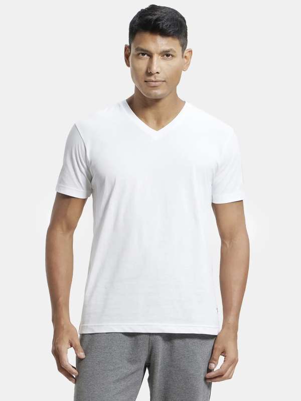 White v neck store shirt