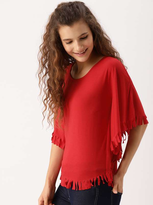batwing tops myntra