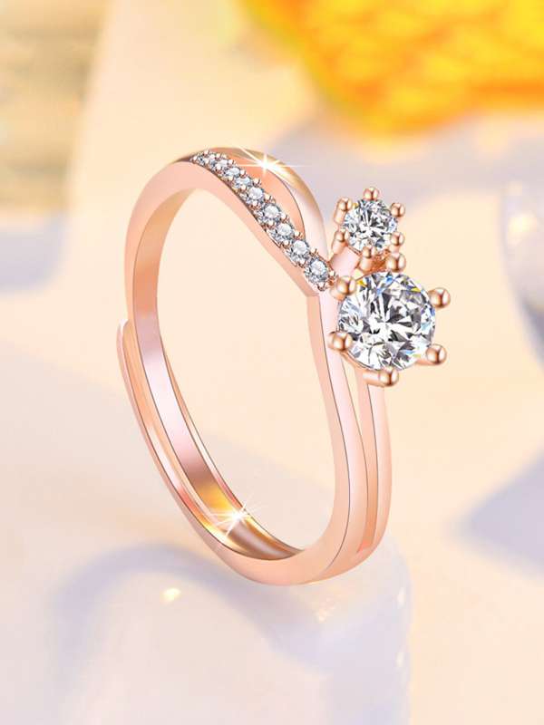 Bluestone rose outlet gold ring