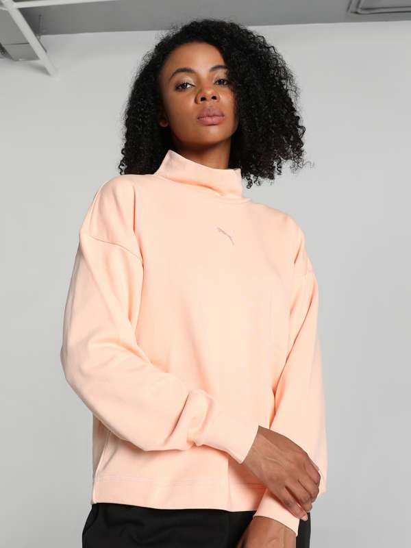 Puma peach sweatshirt cheap