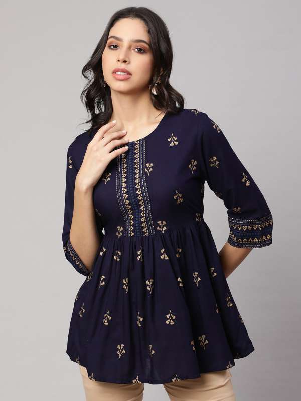Latest kurti discount design with shrug